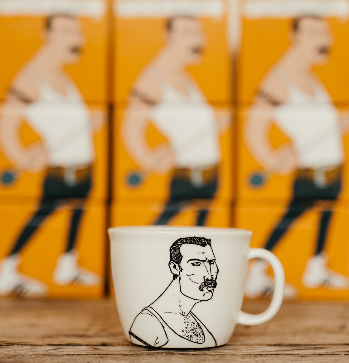 Porslinsmugg Freddie - The fandango dancer från PolonaPolona