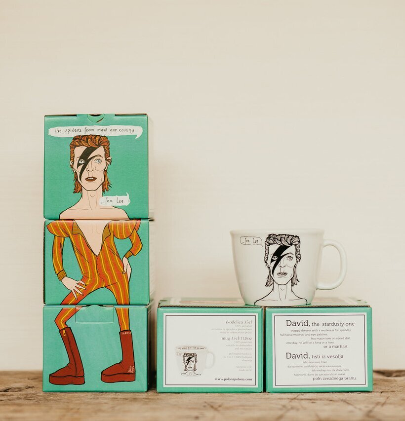 Porslinsmugg David -The one from the outer space från PolonaPolona