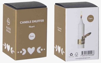 Ljussläckare Hjärta 2-Pack från Pluto Produkter