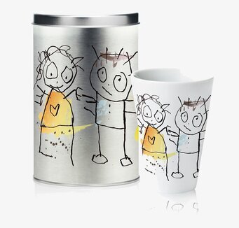 Termomugg Icons 30cl från Poul Pava med färgglada motiv