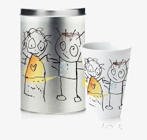 Termomugg Icons 30cl från Poul Pava med färgglada motiv