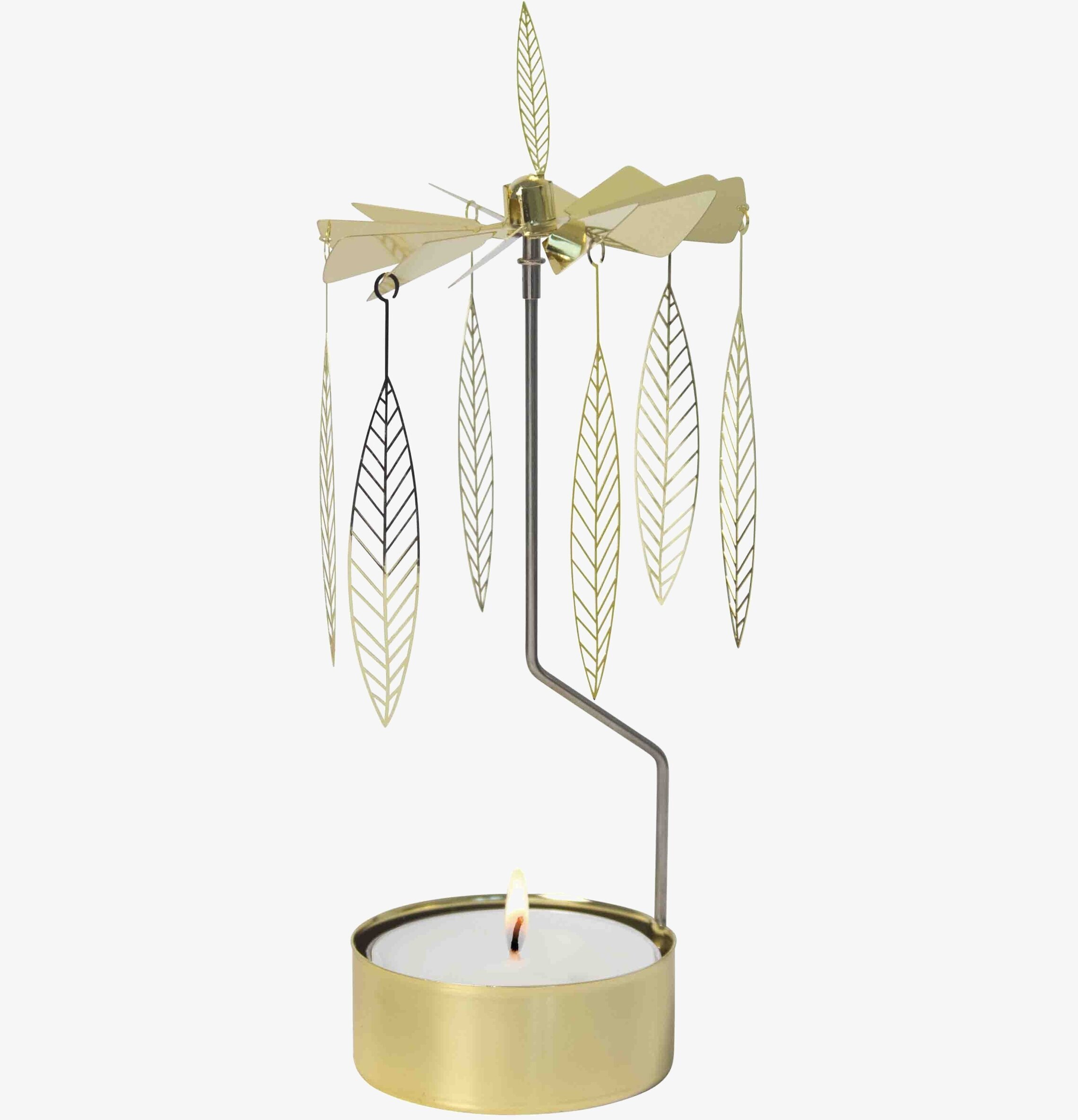 Änglaspel Salix Stig L från Pluto Produkter i guld/silver