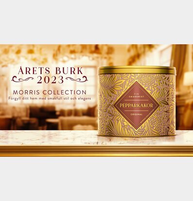 Pepparkakor Morris 430 Gram från Finsmakeriet i lyxig burk