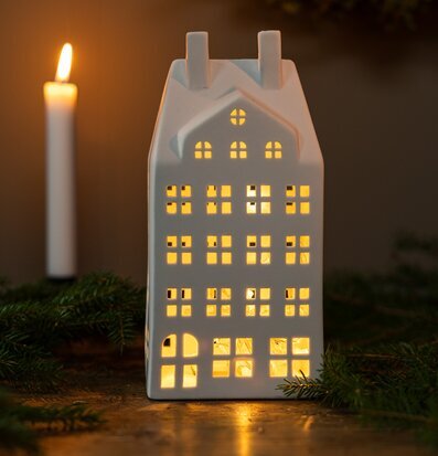 Foto av ljusstake i nordisk och tidlös inredning