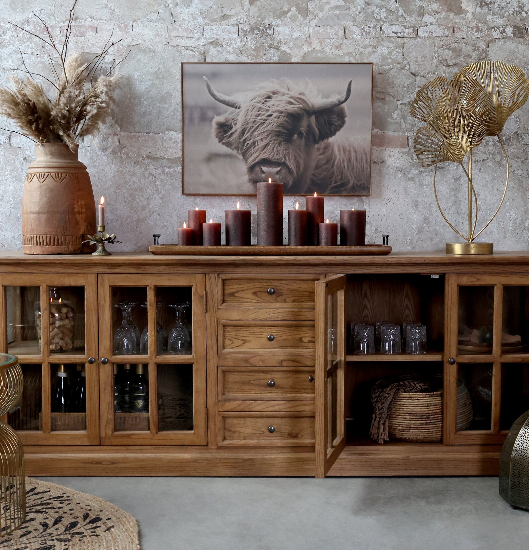 Träfat Med Handtag från Chic Antique på rustik trämöbel