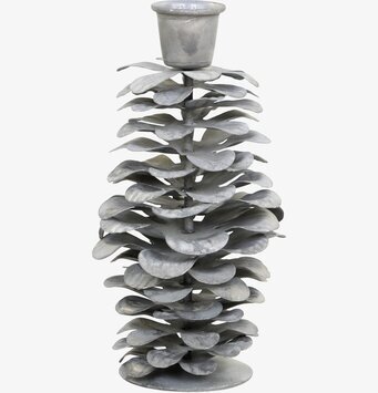 Ljusstake Kotte Antik Zink från Chic Antique i kotteform