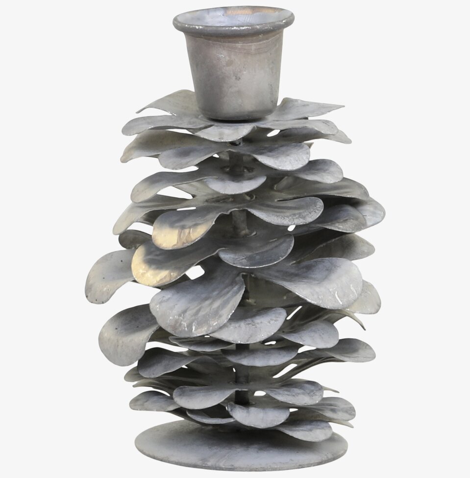 Ljusstake Kotte Antik Zink från Chic Antique i vintage stil