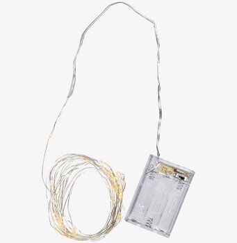 Trådslinga Dew Drop 40 Star Trading Lampor Taklampor Golvlampor Bordslampor LED-lampor Ledlampor Fönsterlampor Ljusslingor för dekoration