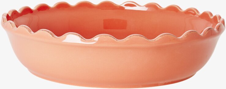 Pajform Large Korall från Rice i livlig korallfärg