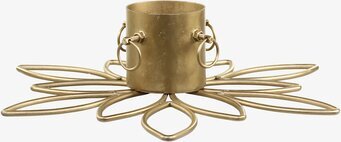 Julgransfot Antik Mässing från Chic Antique, retro design