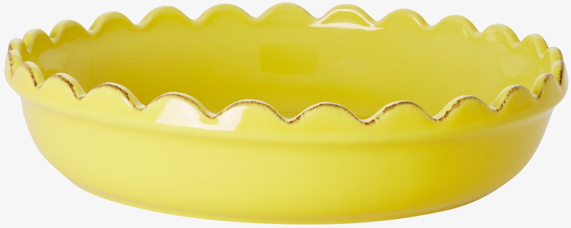 Pajform Small Gul från Rice i glaserad, hållbar design