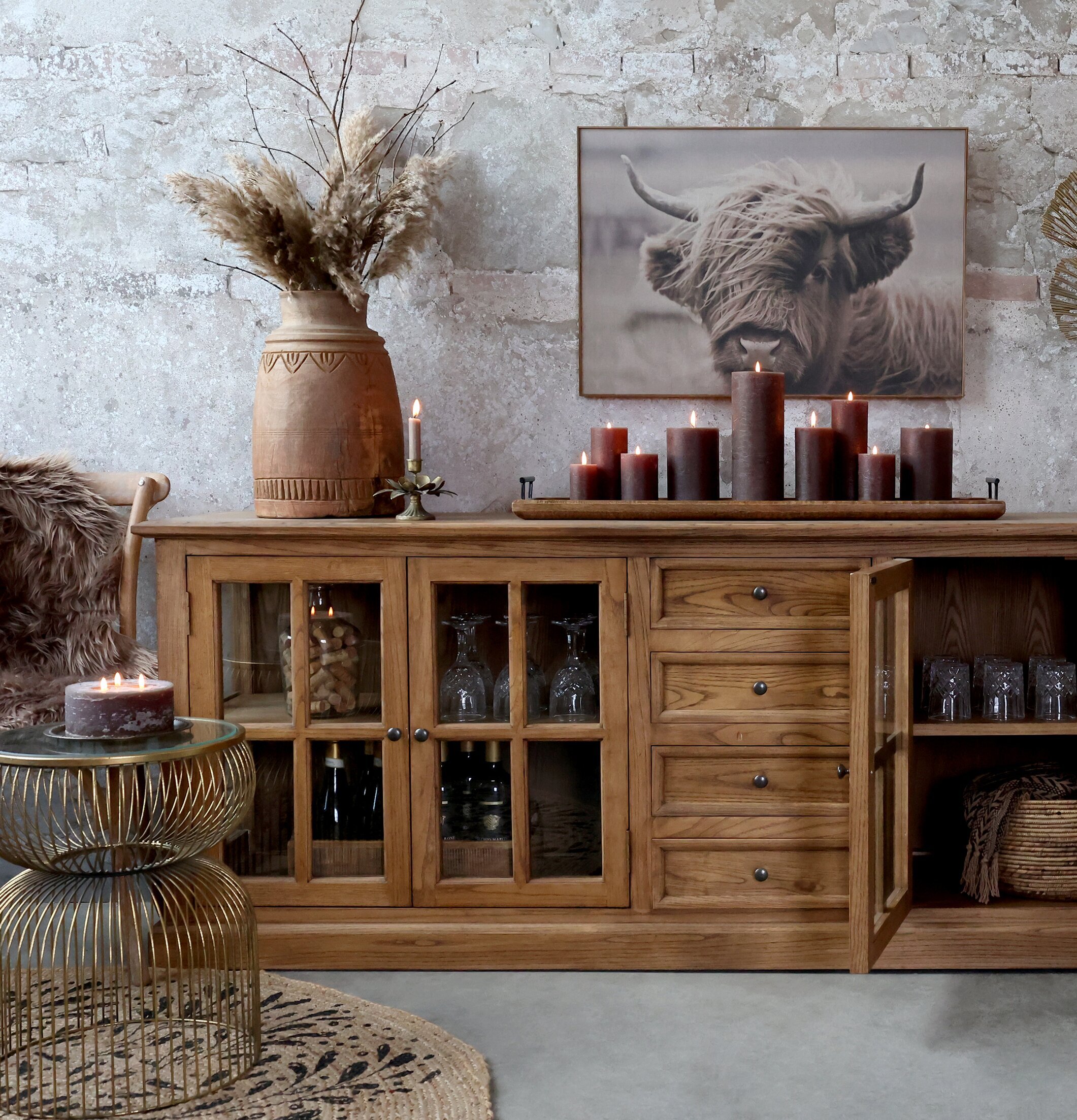 Grimaud Vas Deko 44cm från Chic Antique på träskåp