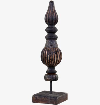 Deko Finial Antikbrun från Chic Antique med antik charm