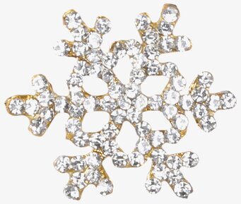 Dekorationsnål Snöflinga Med Strass Chic Antique Övrig prydnad/dekoration för inredning innemiljö