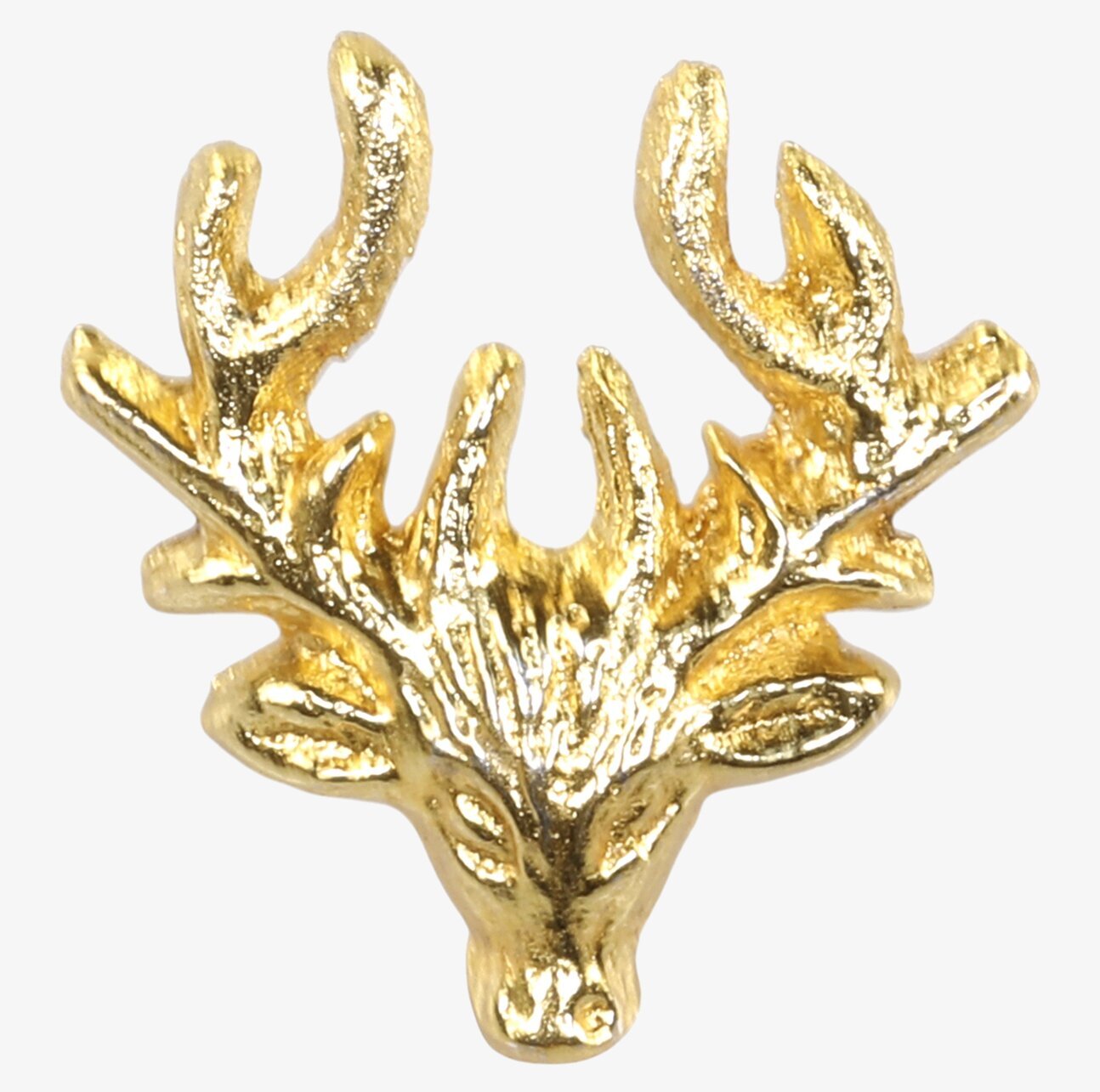 Dekorationsnål Kronhjort Mässing från Chic Antique i mässing