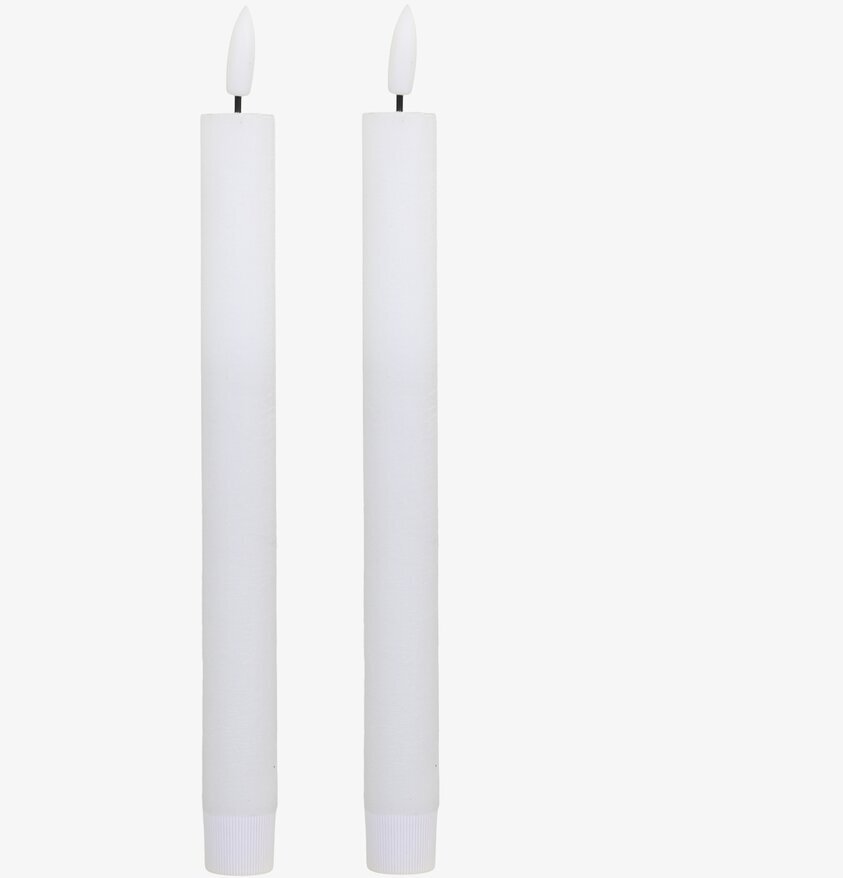 Kronljus LED Vit 2-pack 24.5cm från Chic Antique i vit färg