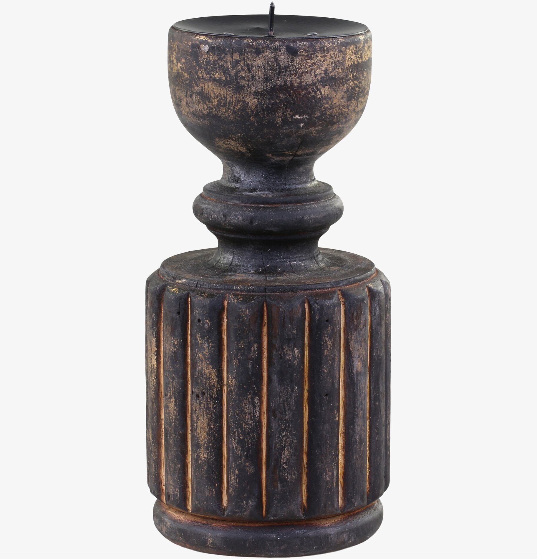 Ljusstake Rand Antikbrun från Chic Antique med rustik charm