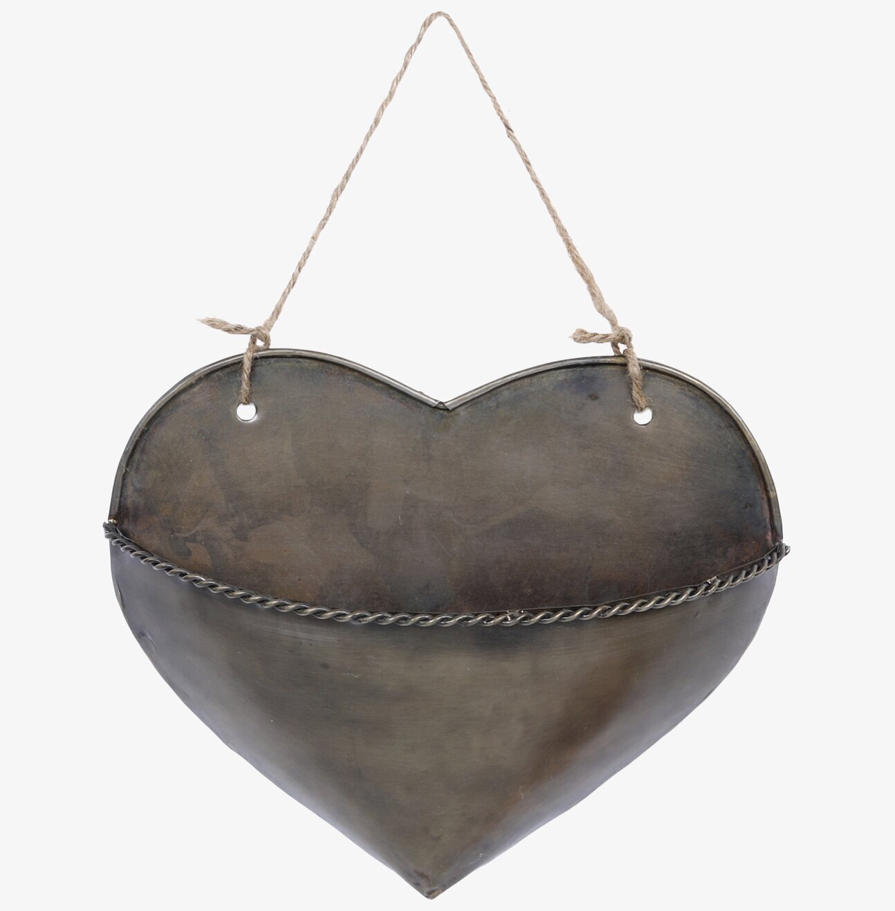 Dekorationshjärta Antik Mässing från Chic Antique hänger