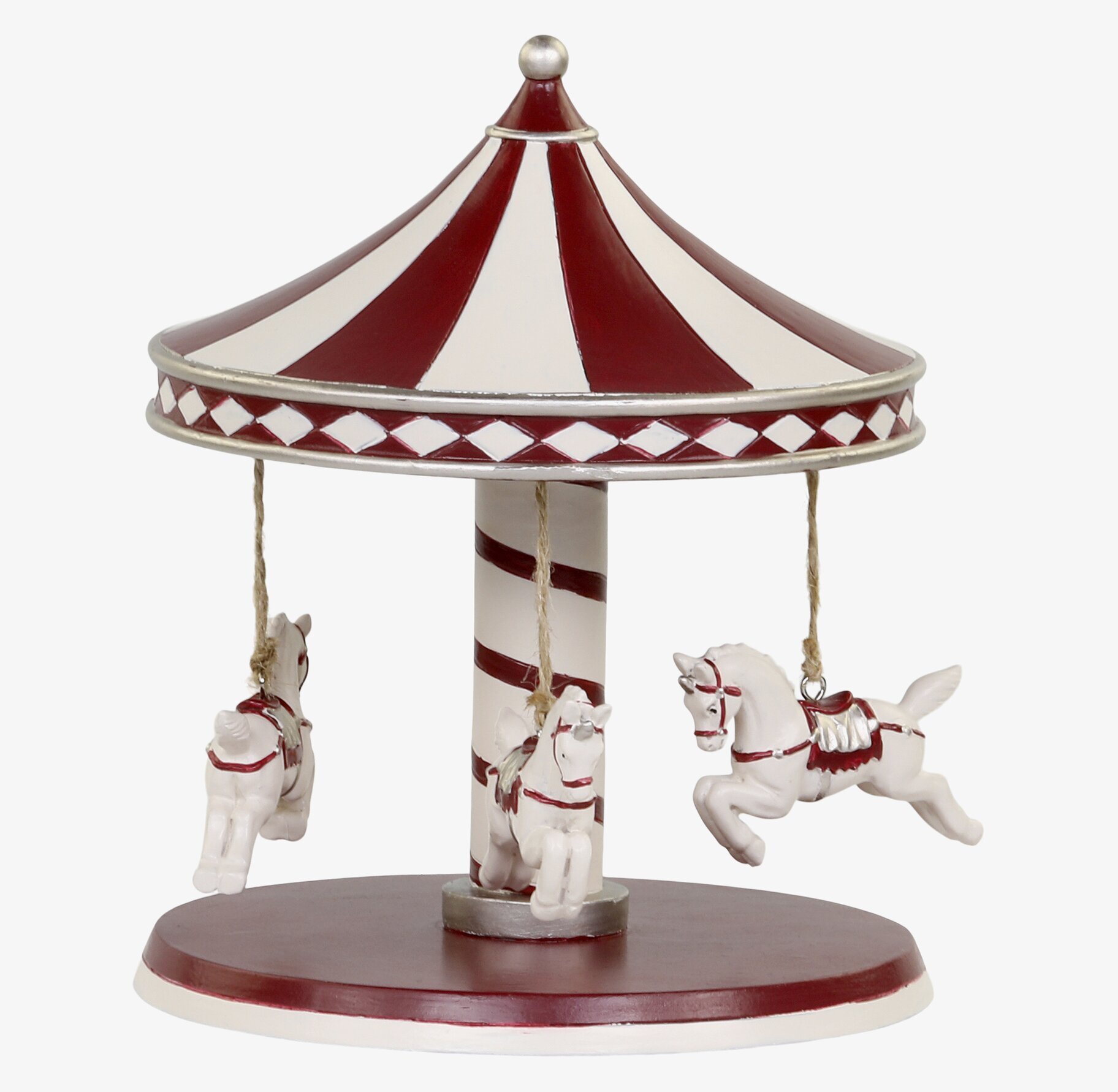 Vintage Karusell Antik Cherry från Chic Antique med hästar