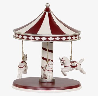 Vintage Karusell Antik Cherry från Chic Antique med hästar