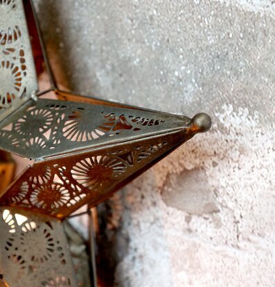Hängande Lykta Stjärna Chic Antique Ljusstakar Adventsstakar Ljushållare Ljushyllor