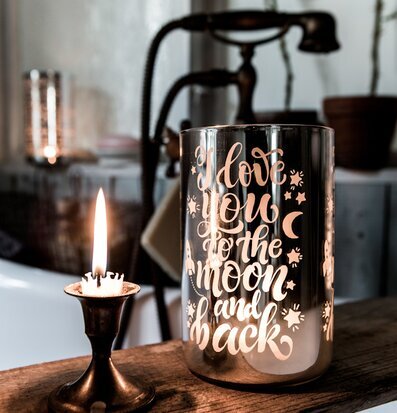 Moon - Majas Cottage ljushållare från Majas Cottage i glas