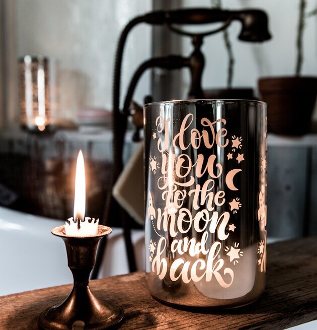 Moon - Majas Cottage ljushållare från Majas Cottage i glas