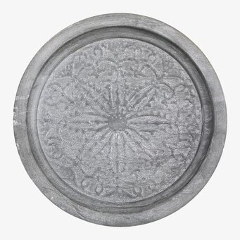 Dekorationsfat Antik Zink från Chic Antique med mönster