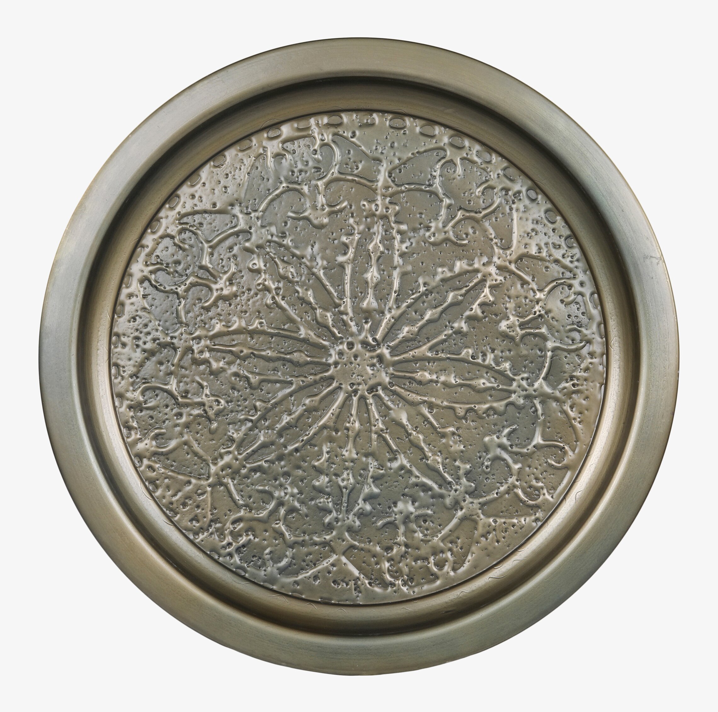 Dekorationsfat Antik Mässing från Chic Antique med mönster