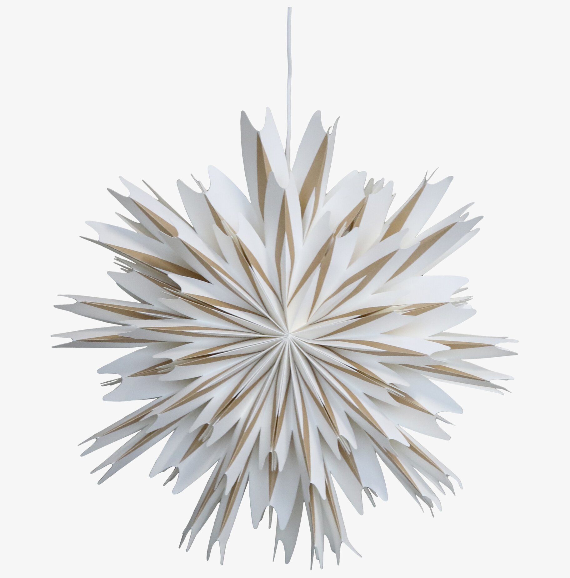 Adventsstjärna Vintage Karamell från Chic Antique hänger