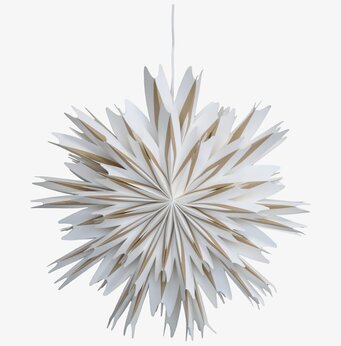 Adventsstjärna Vintage Karamell från Chic Antique hänger