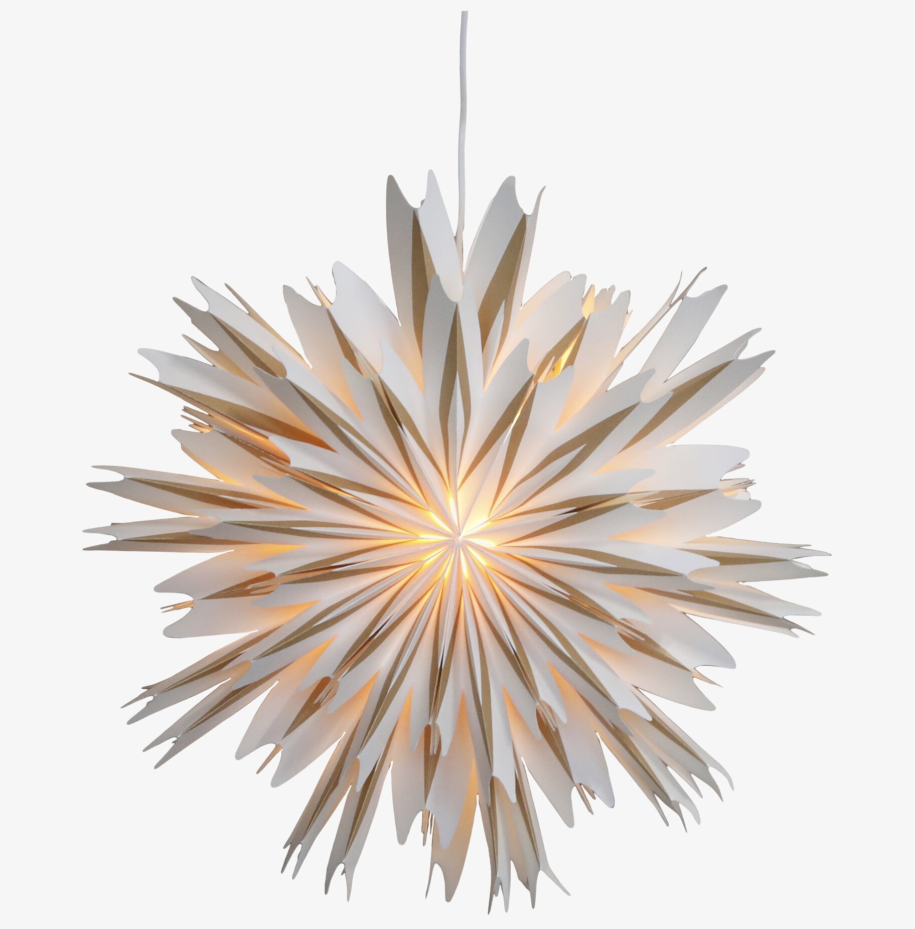 Adventsstjärna Vintage Karamell från Chic Antique, 60 cm