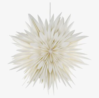 Adventsstjärna Vintage Creme från Chic Antique, blomformad