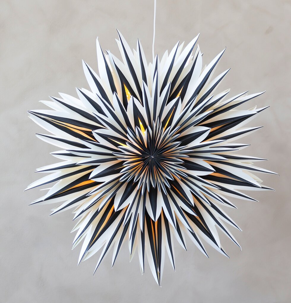 Adventsstjärna Vintage Svart från Chic Antique i fönster