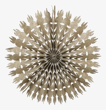 Stjärna Vintage Champagne Ø39cm från Chic Antique i fönster