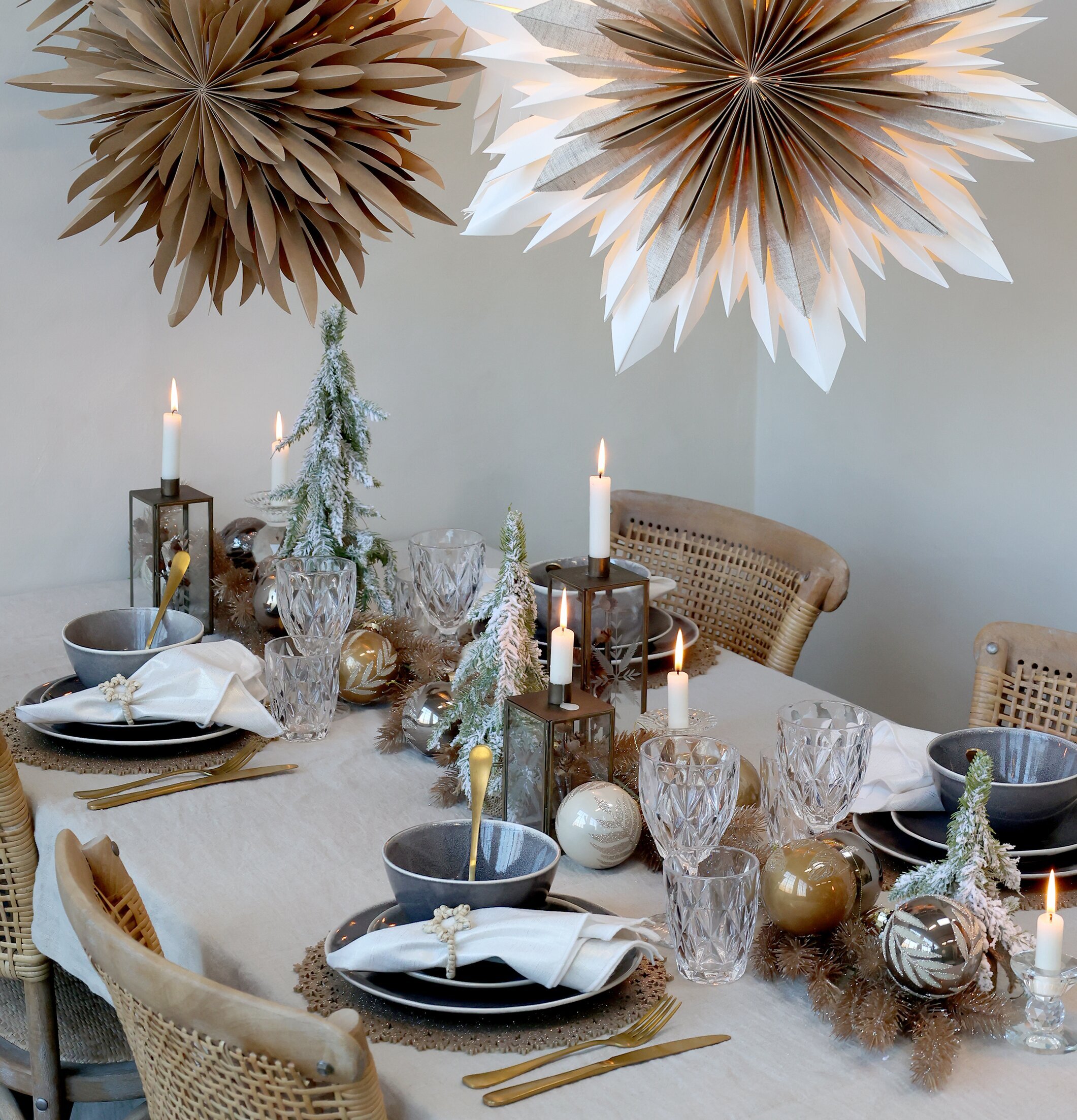 Fleur Grangirlang Med Glitter Champagne från Chic Antique