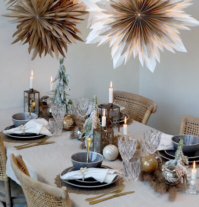 Fleur Grangirlang Med Glitter Champagne från Chic Antique