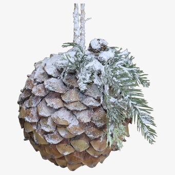 Fleur Kotte Med Snö Natur från Chic Antique i vintrig miljö