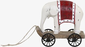 Vintage Elefant Antik Creme från Chic Antique på hjul