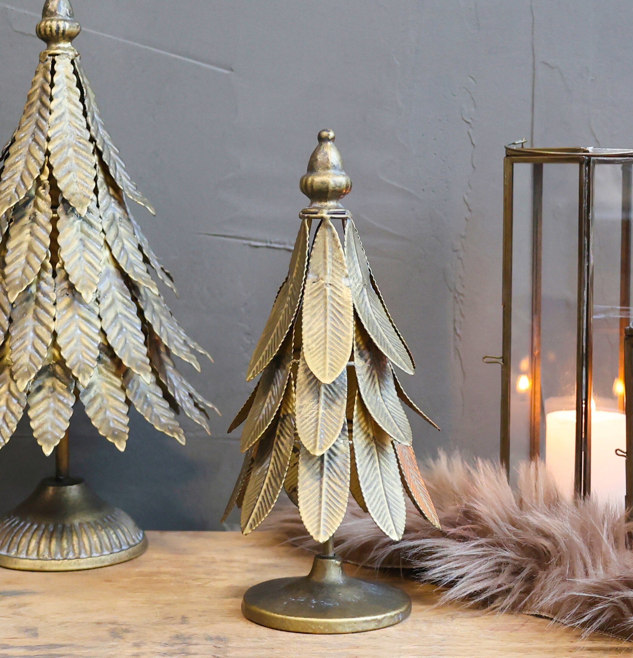 Julgran Antik Mässing från Chic Antique, elegant och tidlös