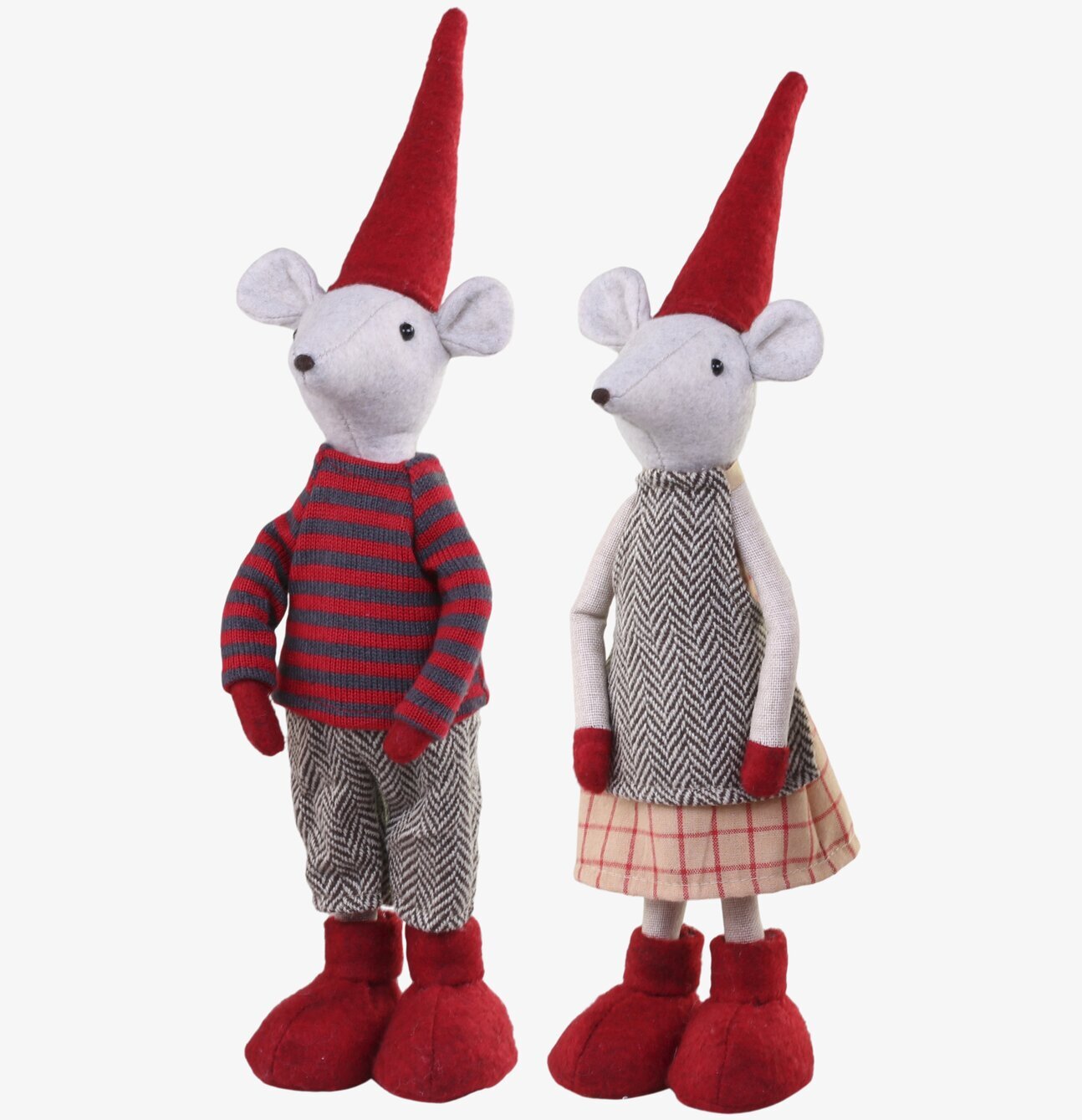 Noa & Noel Stående Julmus 38cm från Chic Antique i julkläder