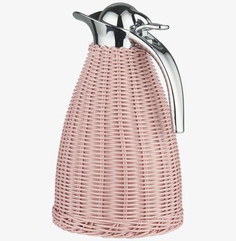 Termoskanna Rosa från IB Laursen med flätad rosa yta