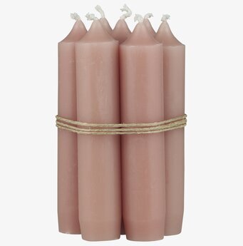 Stearinljus Faded Rose från Chic Antique i subtil rosa färg