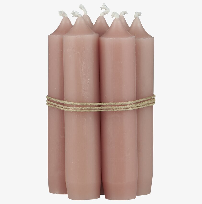 Stearinljus Faded Rose från Chic Antique i subtil rosa färg