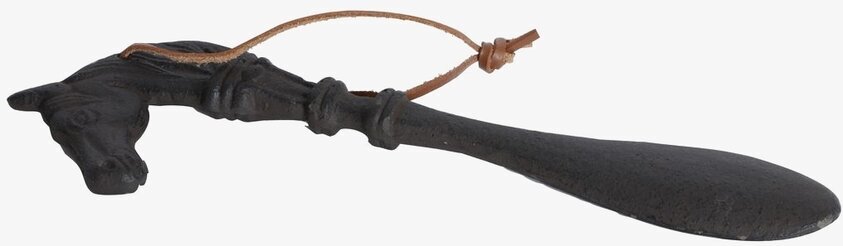 Skohorn Gjutjärn Häst 23cm från Silkflower med hästhuvud