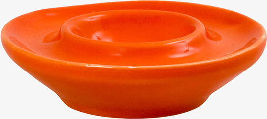 Äggkopp Keramik Orange från Rice med levande orange färg