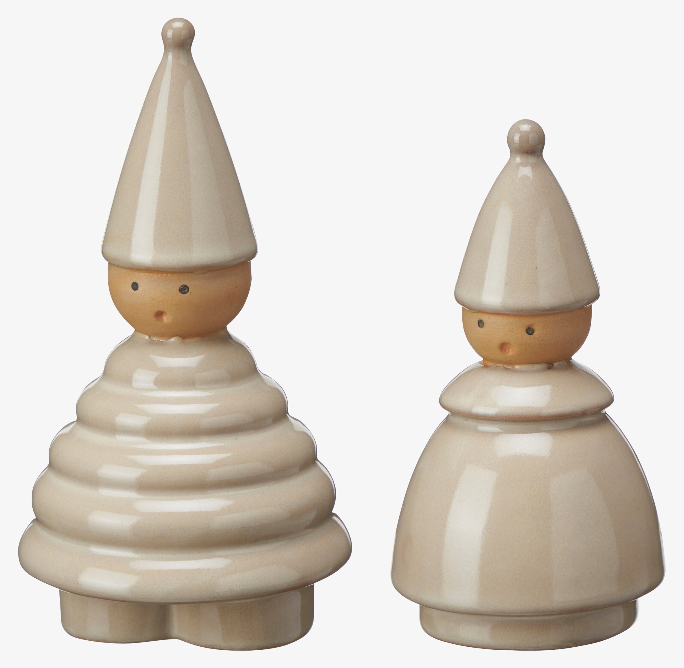 Tomte Julius Beige Set/2 från Wikholm Form i keramik
