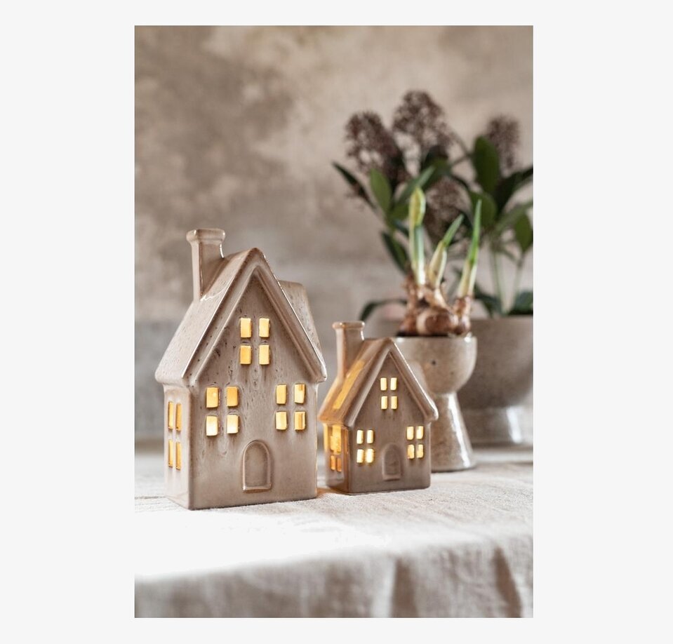 Ljushus LED Beigemelerad från Wikholm Form i rustik miljö