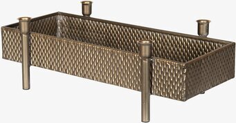 Ljusstake Box Antik Mässing A Lot Decoration Ljusstakar Adventsstakar Ljushållare Ljushyllor