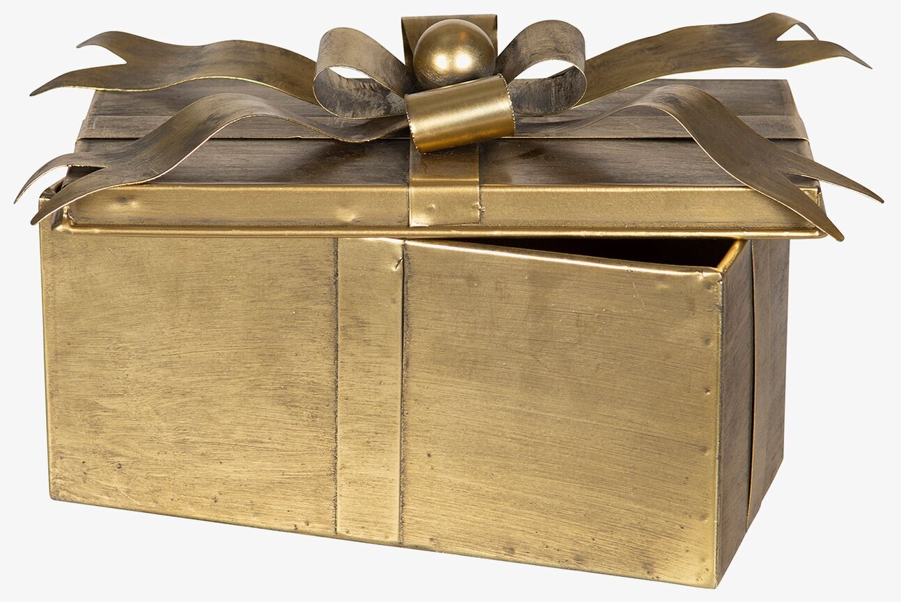 Box Paket Antik Mässing 27cm från A Lot Decoration